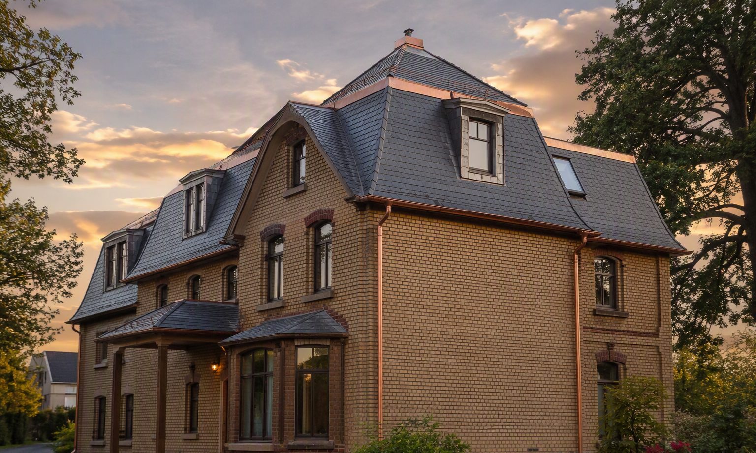 Altbau-Sanierung mit Schiefer